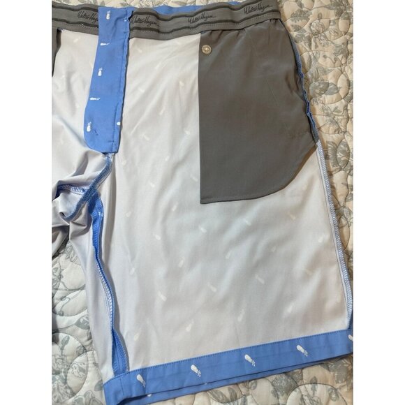 Walter Hagan Perfect 11 Light Blue Golf Bag design shorts, Waist: 42 - Picture 9 of 13